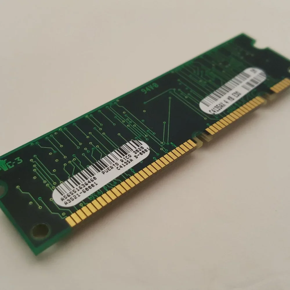 HP C4135AX 4MB 100-pin EDO DRAM DIMM from HP LJ 4000 | A3521-60001 | USED